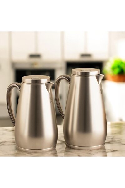 ALSAIF Handa Matte Nickel Thermos Set from Saif