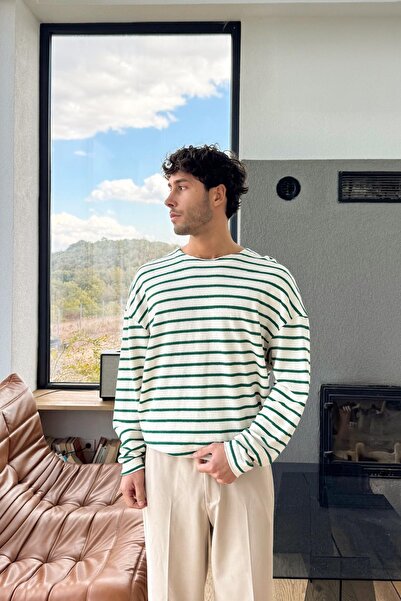 Flaw Wear Ριγέ Σχισμένο Μοντέλο Φούτερ