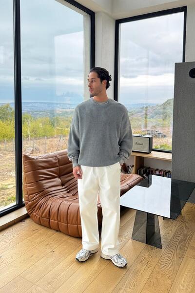 Flaw Wear Washed Sweater Sweater