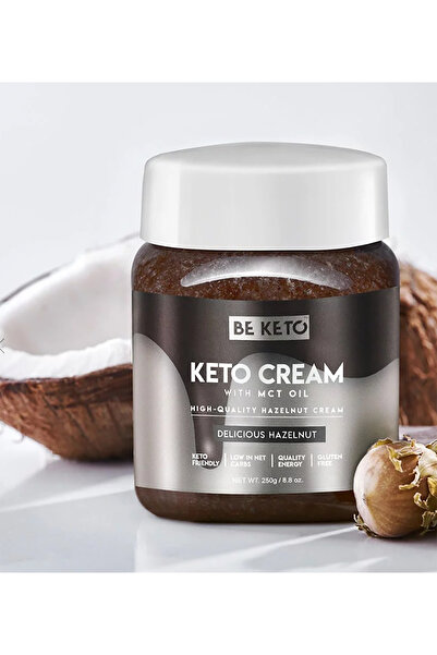 Perfect Keto Fındık+MCT sürülebilir fındık ezmesi şekersiz, glutensiz, vegan, düşük karbonhidrat, ketojenik 250gr