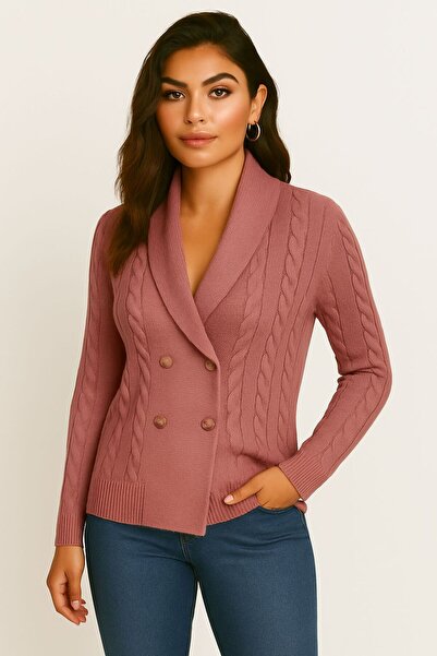 DEEP BEACH Knitwear Double-breasted Cardigan