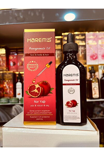 Harems Tatlı Nar Kokulu Doğal Saç Yüz Vücut Yağı
