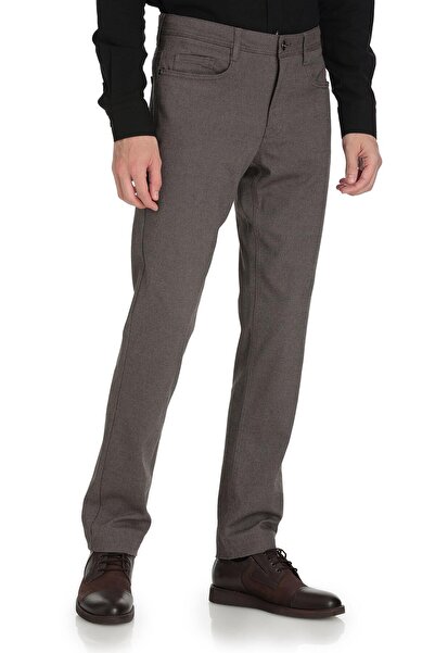 Hatemoğlu Vizon Regular Fit 5 Cep Pamuklu Kot Pantolon