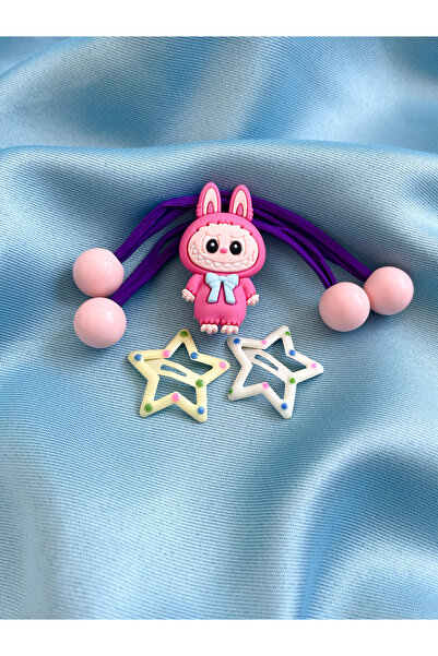 Happyline Girls' Baby Labubu Hairpins Fun and Cute Hairpins