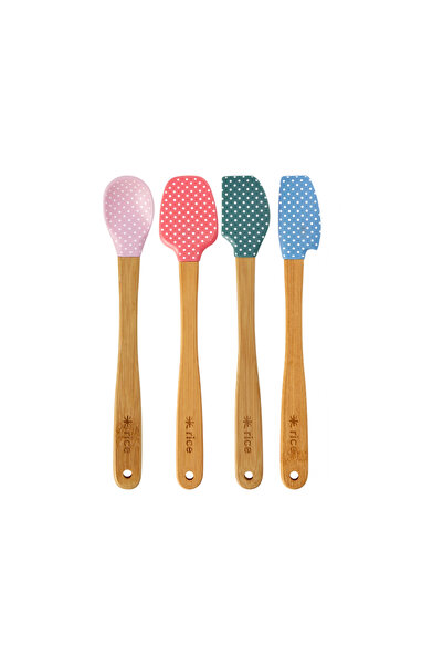 RICE 4'lü Küçük Silikon Spatula