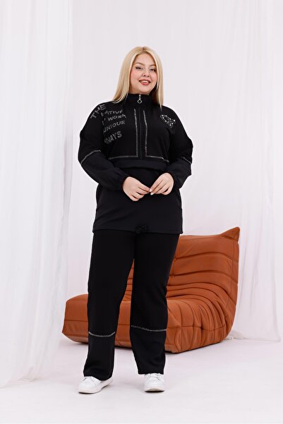 Siyezen Large Size Stone Stylish Suit