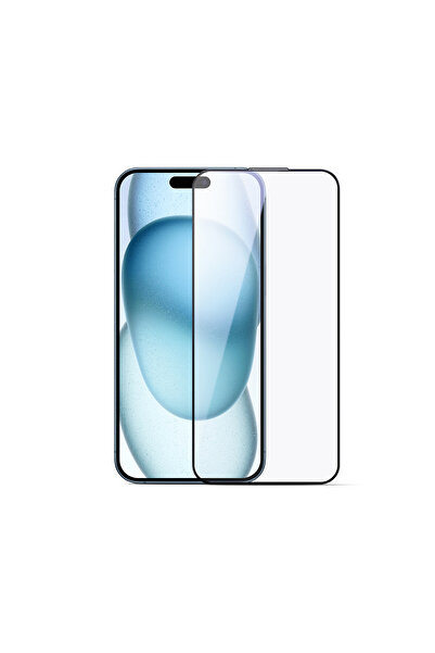 Other Szkło hartowane z czarną ramką 2.5D Anti-Blue Light Rezistent la praf pe iPhone 15 Plus/16 Plus