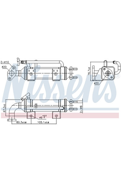 Nissens Radiator Recirculare Gaze De Esapament Ford Ranger