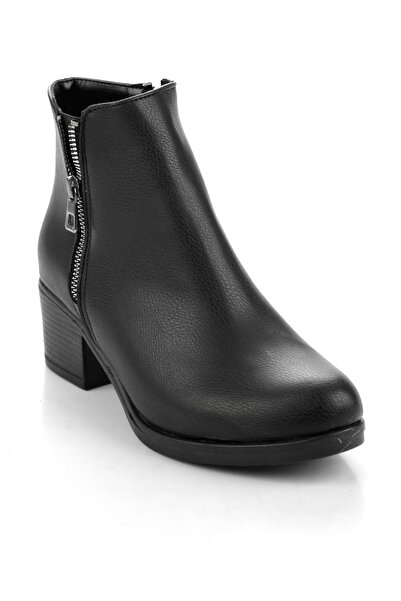 Bambi Siyah Kadın Bot & Bootie K02676066209
