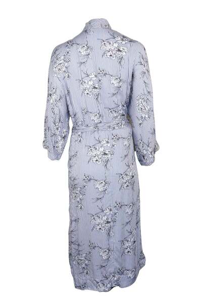 Vero Moda Marie Blue Bathrobe - M, Blue, 100% viscose