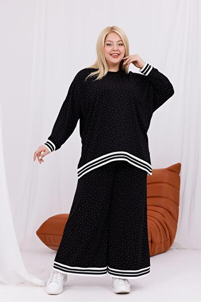 Siyezen Large Size Oversize Modal Fabric Stone Set