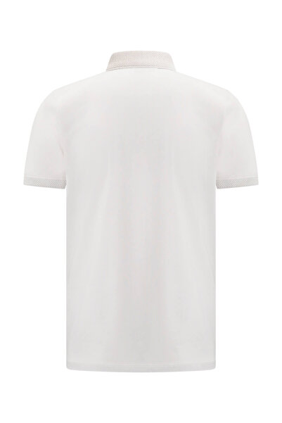 Hatemoğlu Stone Regular Fit Polo Neck Cotton T-Shirt