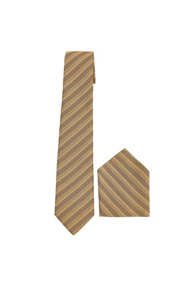 Tudors Patterned Classic Men's Tie with Pocket Handkerchief