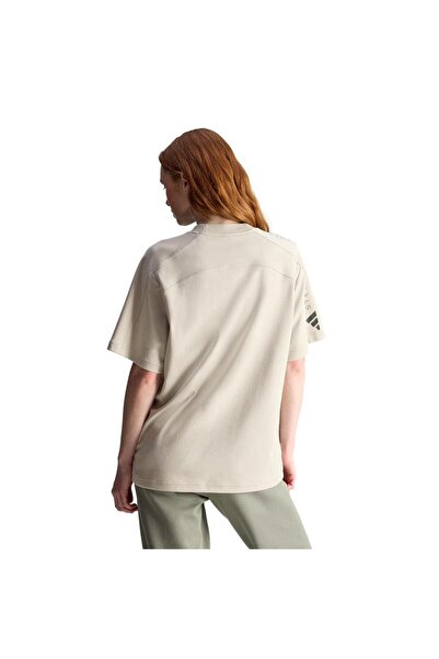 adidas Women's Gray T-Shirt Asmc Logo Tee Jx6780