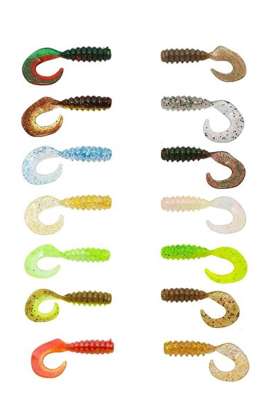 Hanfish Gurt 60mm GT 8 Adet Silikon Yem UV Bloodworm