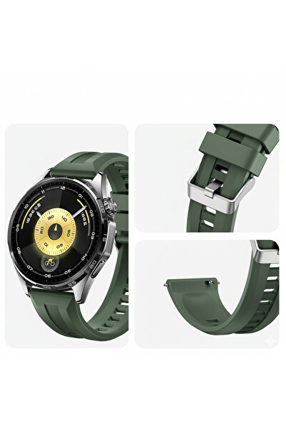 redmud teknoloji Huawei Watch GT6 Pro 46 mm ile Uyumlu Orijinal Kordon Tasarım 22 mm Tokalı Silikon Kayış Kordon