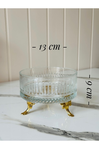 Melinda Gold Plated Mini Multi-Purpose Bowl with Stand