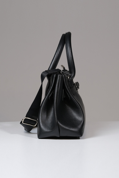 CANTACOMBINE Women's Kosta Leather Shopper Bag Black