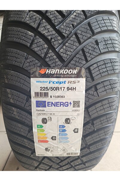 Hankook 225/50R17 Winter I-cept RS3 W462 94H Set Olarak(4 ADET) 2025 Üretim*