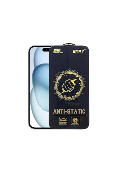 OEM Folie de Sticla Compatibila IPhone 15, Premium Tempered Glass, Full Scree...