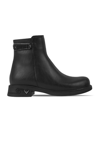 Lal Shoes & Bags Shay Kadın Toka Detaylı Fermuarlı Bot b4204