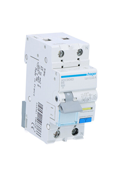 Other Întrerupător diferențial bipolar B6KA 6A 30mA cu protecție la supracure...