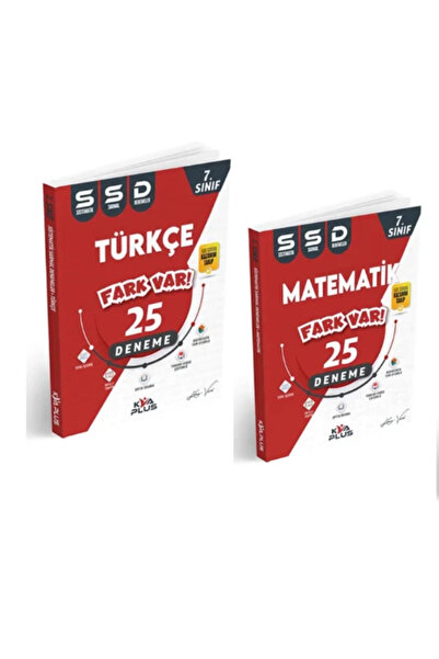 Koray Varol Yayınları 7.SINIF TÜRKÇE - MATEMATİK 25'Lİ DENEME