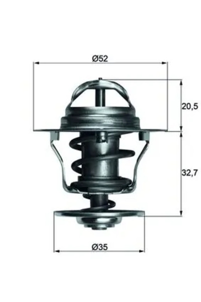 MAHLE Termostat Lichid Racire Ford Escrt 4/Escrt 5/Fiesta 3