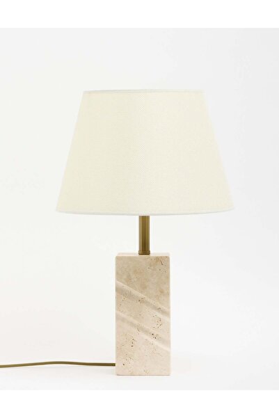 Maisonord Travertine Lampshade with Valen Fabric Hat