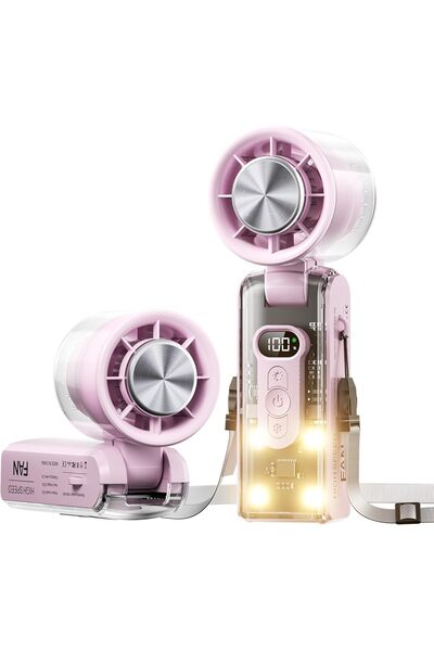 DanDar مروحة يدوية محمولة من أريستيد، بطارية 5000 مللي أمبير/ساعة، مروحة شخصي...