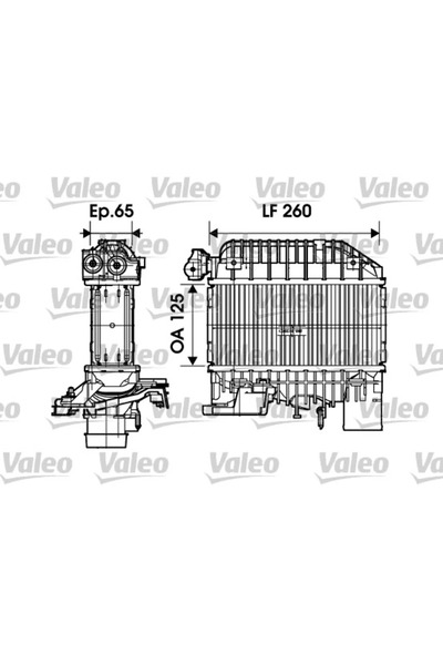 VALEO Intercooler Compresor Toyota Avensis/Corolla