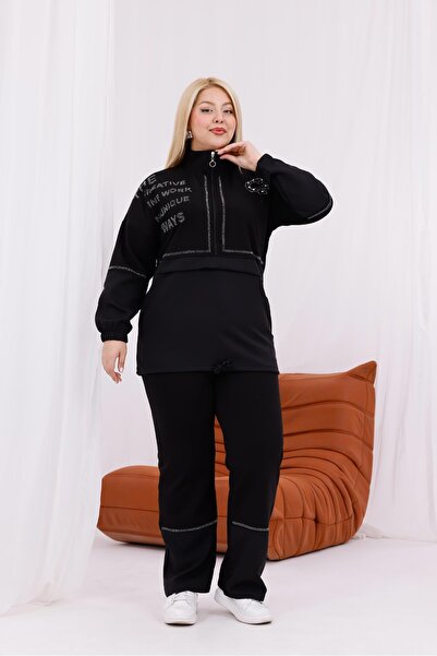 Siyezen Large Size Stone Stylish Suit