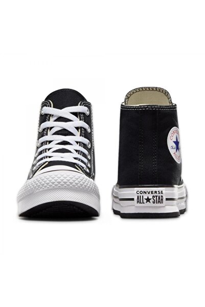 Converse 272855C Chuck Taylor All Star Eva Lift Canvas Platform Siyah-Beyaz Unisex Ayakkab