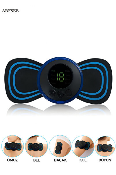 Arfseb Tüm Vücut Tens Masaj Aleti – 19 Seviye Güç Ayarı Ve 8 Mod
