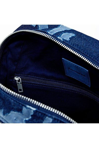 Desigual Large women's denim backpack, Desigual, Kilo Chester Mini series, Navy blue