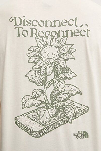 THE NORTH FACE Ανδρικό λευκό μπλουζάκι Connect με χαλαρή εφαρμογή
