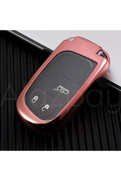 Alazpay غطاء مفتاح من مادة TPU لسيارات فيات إيجيا 500X وجيب جراند شيروكي وران...