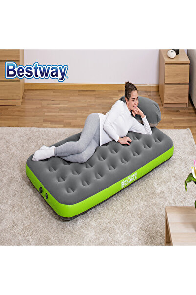 TSUMAB Pavillo Premium Inflatable Air Mattress with Pillow – Single Size