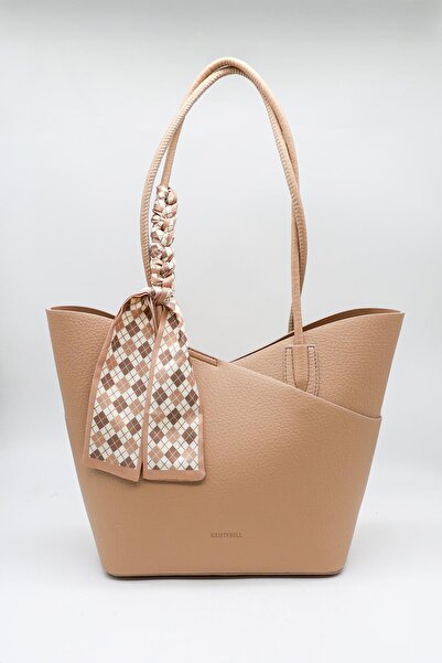 KRISTE BELL Brand Imported Scarf Handbag Kb763 - Mink