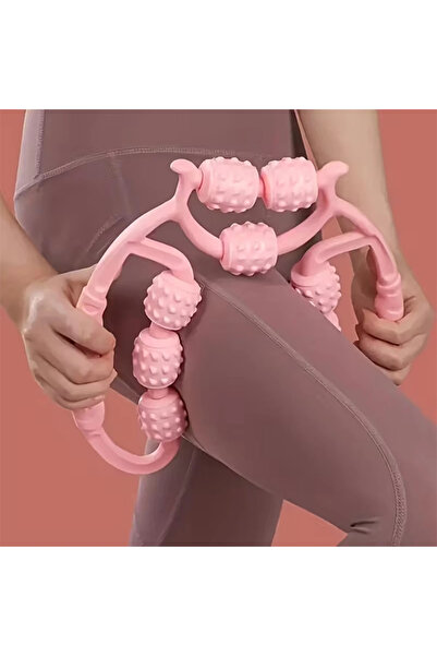 Yenimiyeni 9 Tekerlekli Kas Rahatlatma Selülit Masaj Aleti Bacak İnceltme Mas...