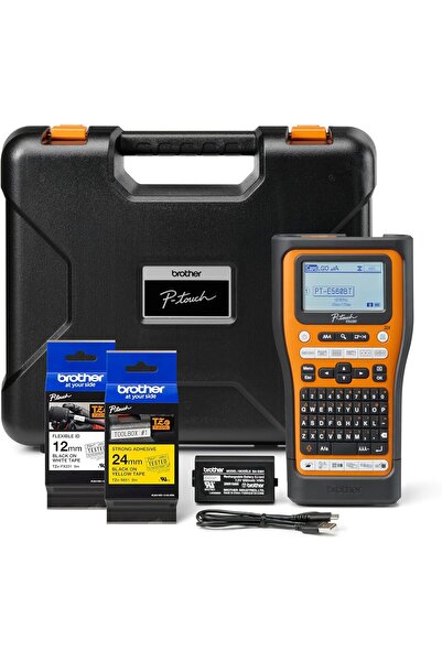 Brother PT-E560BTVP Electrician label printer | Prints up to 24mm | Bluetooth | Pro Label Tool app Connectiv