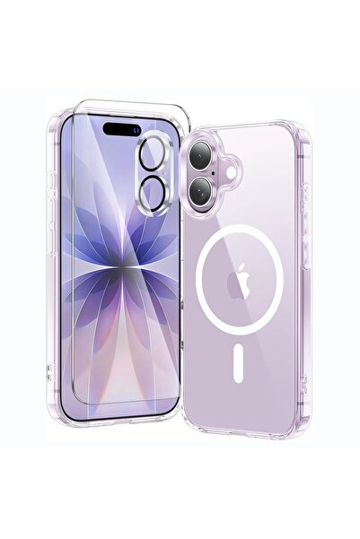 O Ozone جراب مغناطيسي 3 في 1 لهاتف iPhone 17 - شفاف