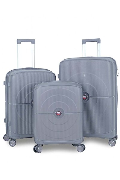 Mnuk مجموعة حقائب سفر بريميو من ٣ قطع | عربة أمتعة صلبة من البولي بروبيلين | ...