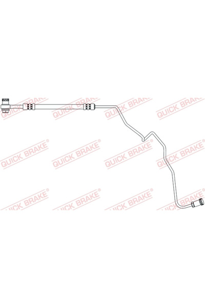 QUICK BRAKE Furtun Frana Audi A1 Seat Ibiza 4