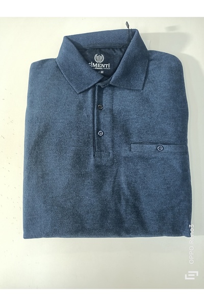 SİMENTİ σέλανικ φούτερ με γιακά και τσέπες m-6xl