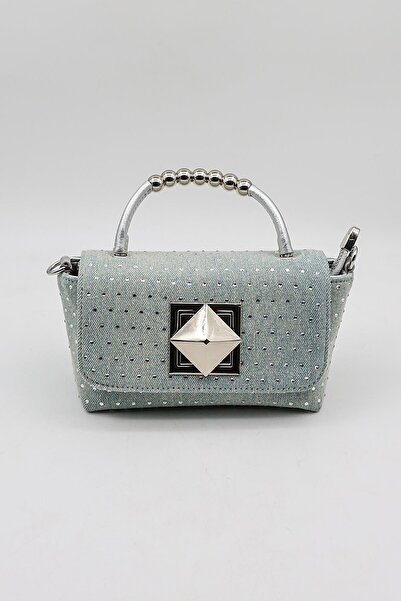 KRISTE BELL Марка Внесен деним, измит с камъни, спортно-елегантен чанта KB055...