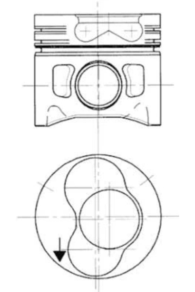 Kolbenschmidt Piston Pentru Cilindrul 5 Vw California T4 Camper/Lt 28-35 2 Bu...