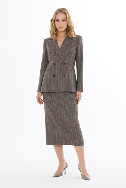 GİZİA Erkek Yaka Düğme Kapamalı Ceket