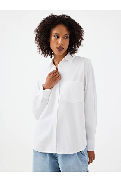 Loft White Women's Shirt Lf2041855