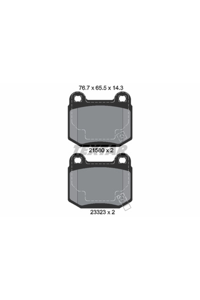 TEXTAR Brake Pad Set Disc Brake Maserati Ghibli 2/Quattroporte 4/Quattroporte...